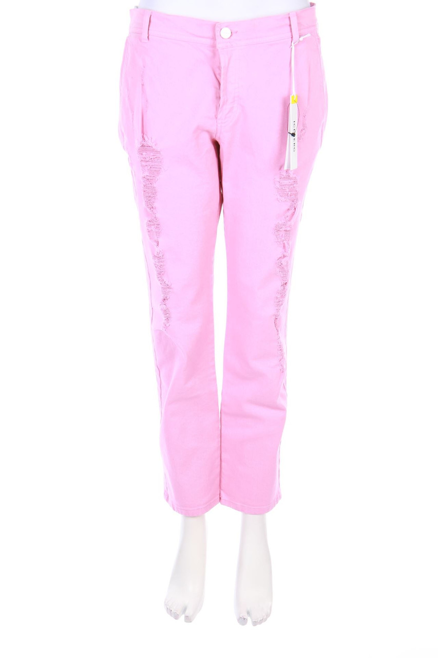 ICEBERG - Destroyed Straight Cut Jeans - D 44