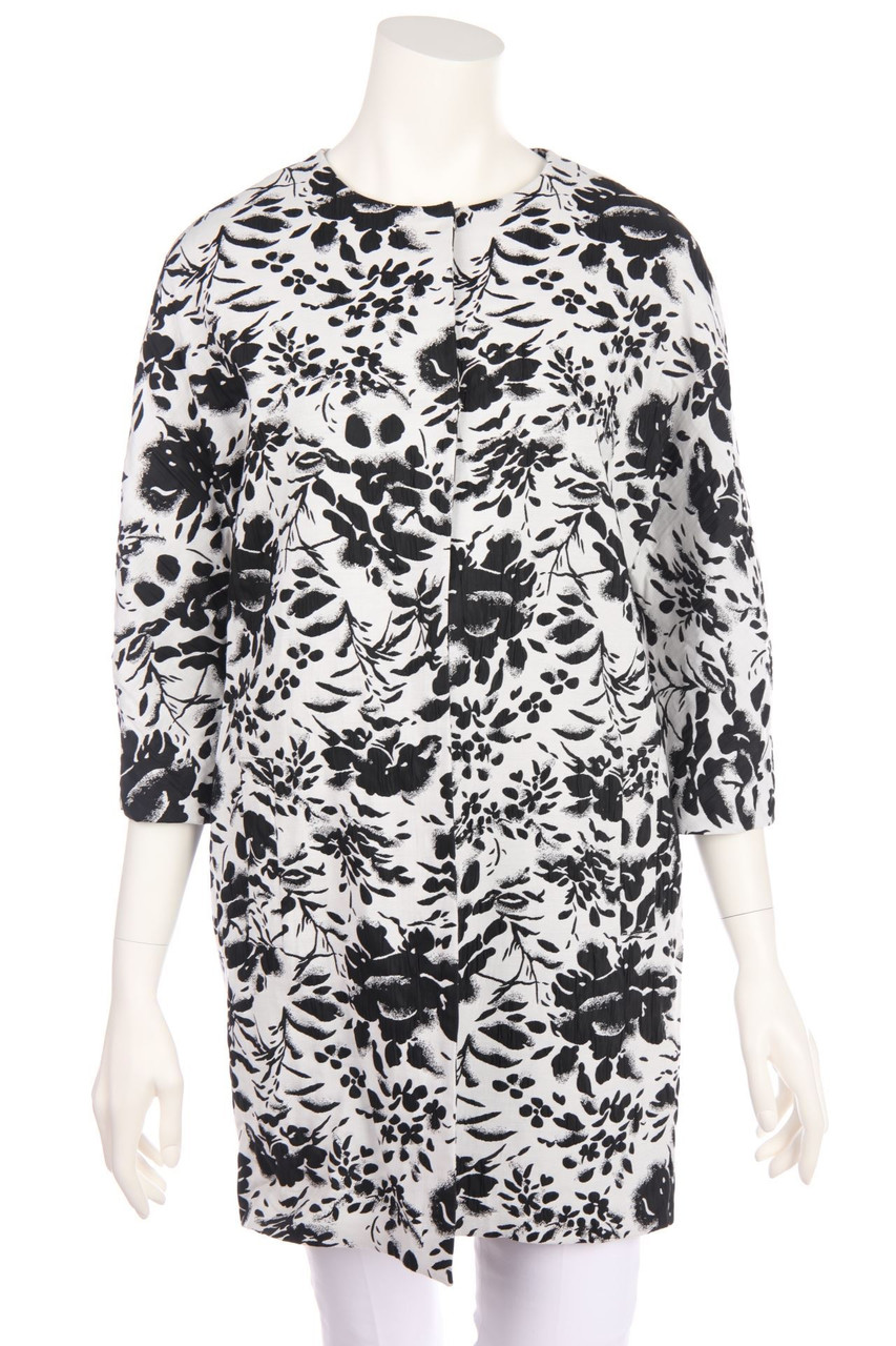 olla parég - Blazer-Mantel mit floralem Muster - D 36