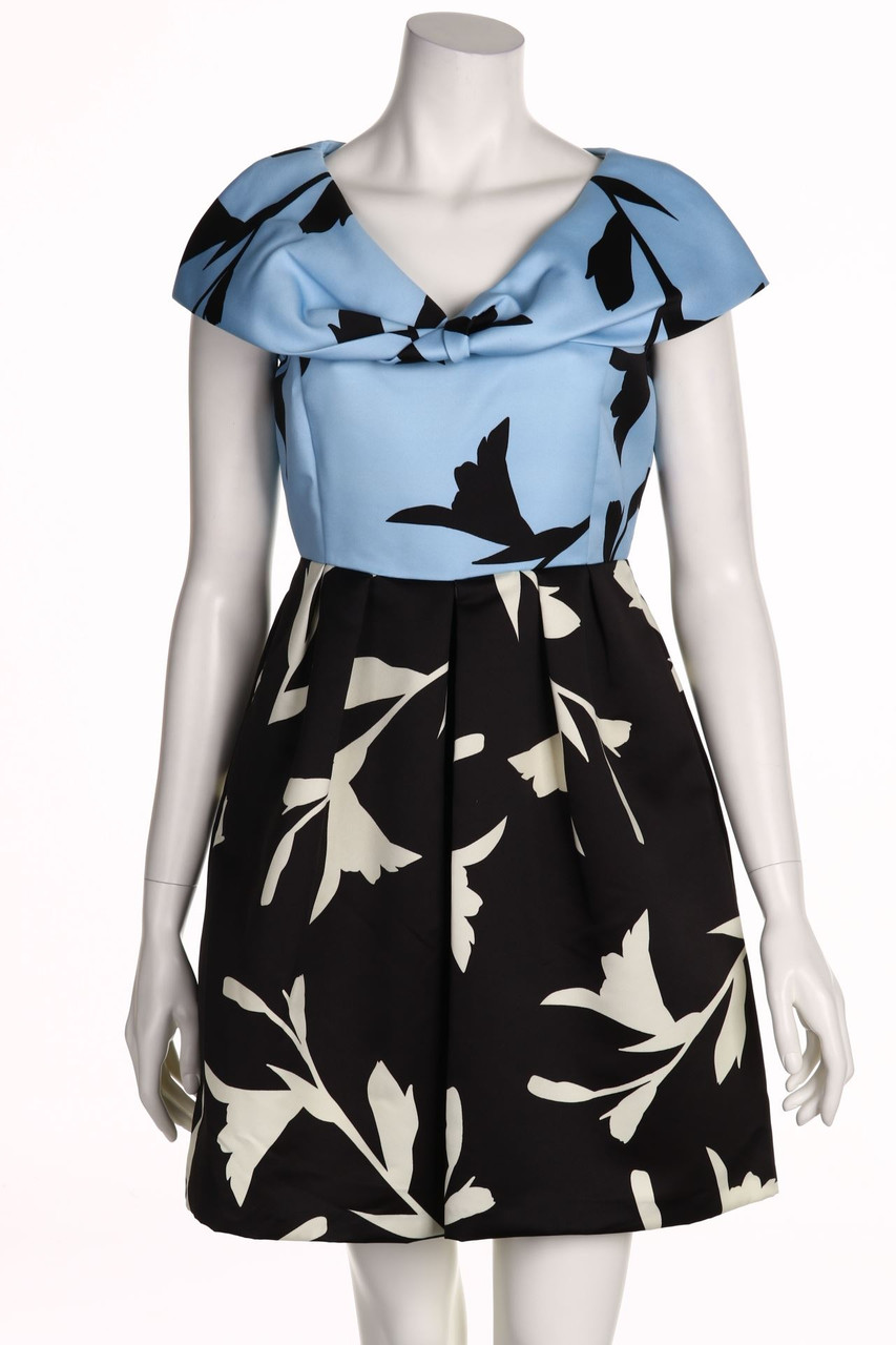 1-ONE - Cocktailkleid mit Blumen-Print - D 38