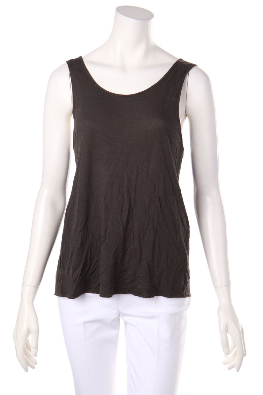 Enza Costa - Top mit Seide in Wickel-Optik - S