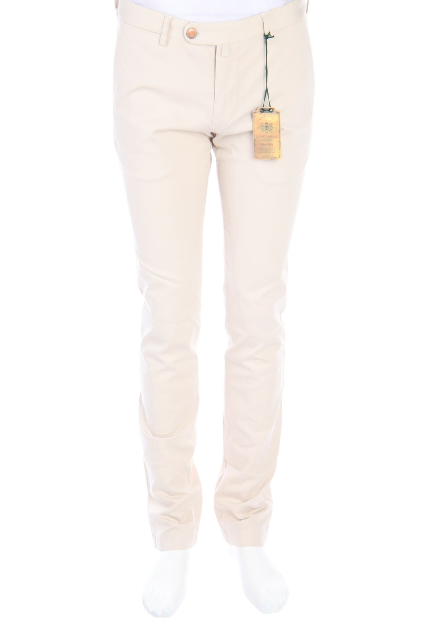 LUIGI BORRELLI NAPOLI - Chino-Hose aus Baumwoll-Mix - 46