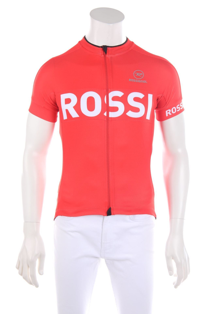 ROSSIGNOL - Sport-Shirt mit Logo-Print mit Reißverschluss - M