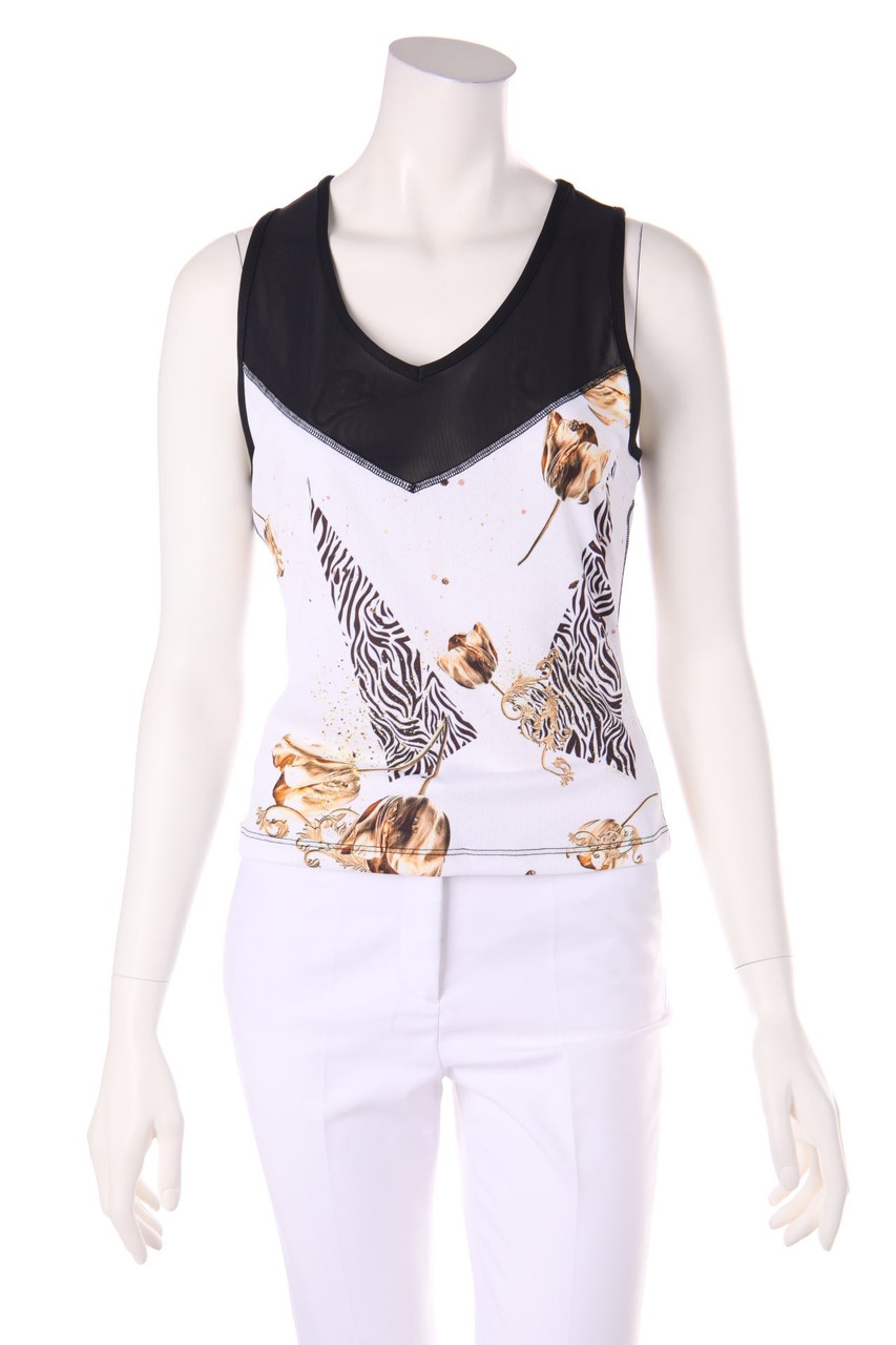 WE ARE HANDSOME - Top mit Mesh-Einsatz - S