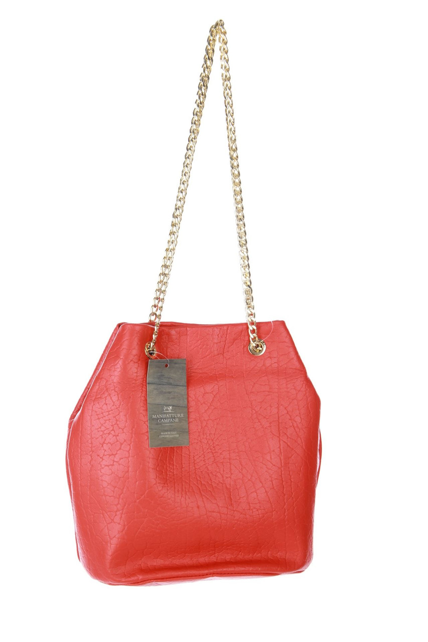 MANIFATTURE CAMPANE - Bucket Bag/Beutel-Tasche aus echtem Leder