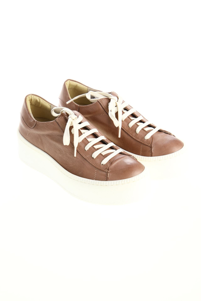 TSD12 - Plateau-Low-Top Sneakers aus Leder