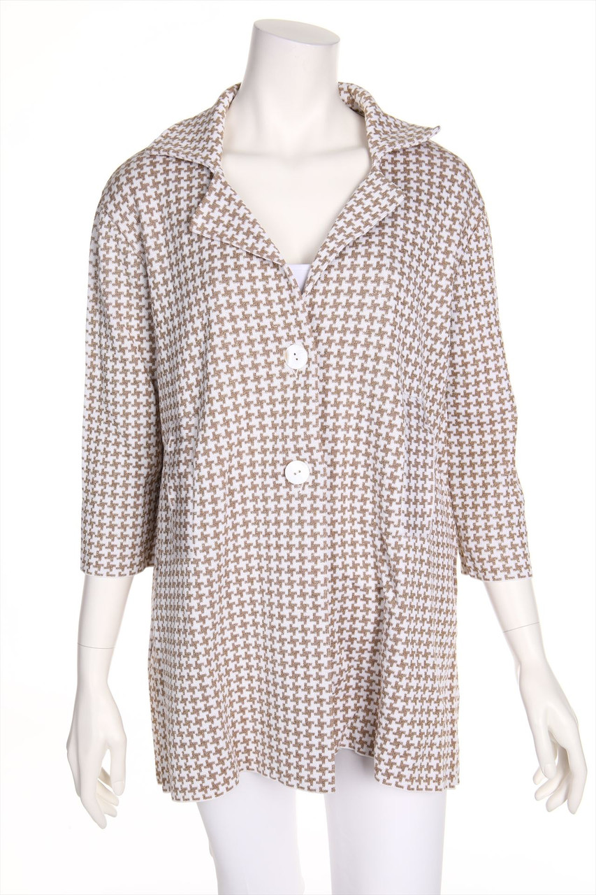 ELLA LAGO DI COMO - Oversize-Cardigan mit Print - M