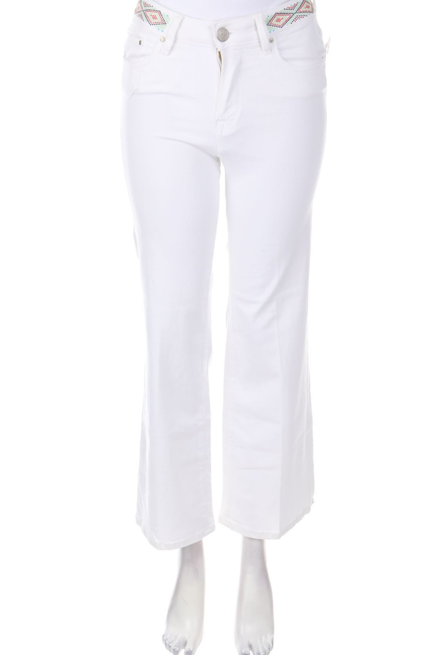 DON´T CRY - Straight Cut Jeans mit Schmuckstein-Applikation - W31