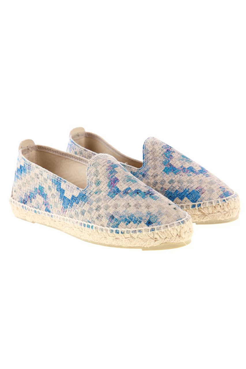 MANEBÍ - Muster-Espadrilles aus Leder