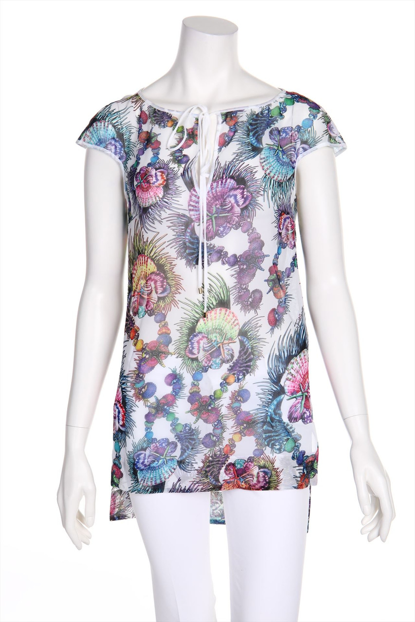 Just cavalli - Shirt mit floralem Muster - D 38