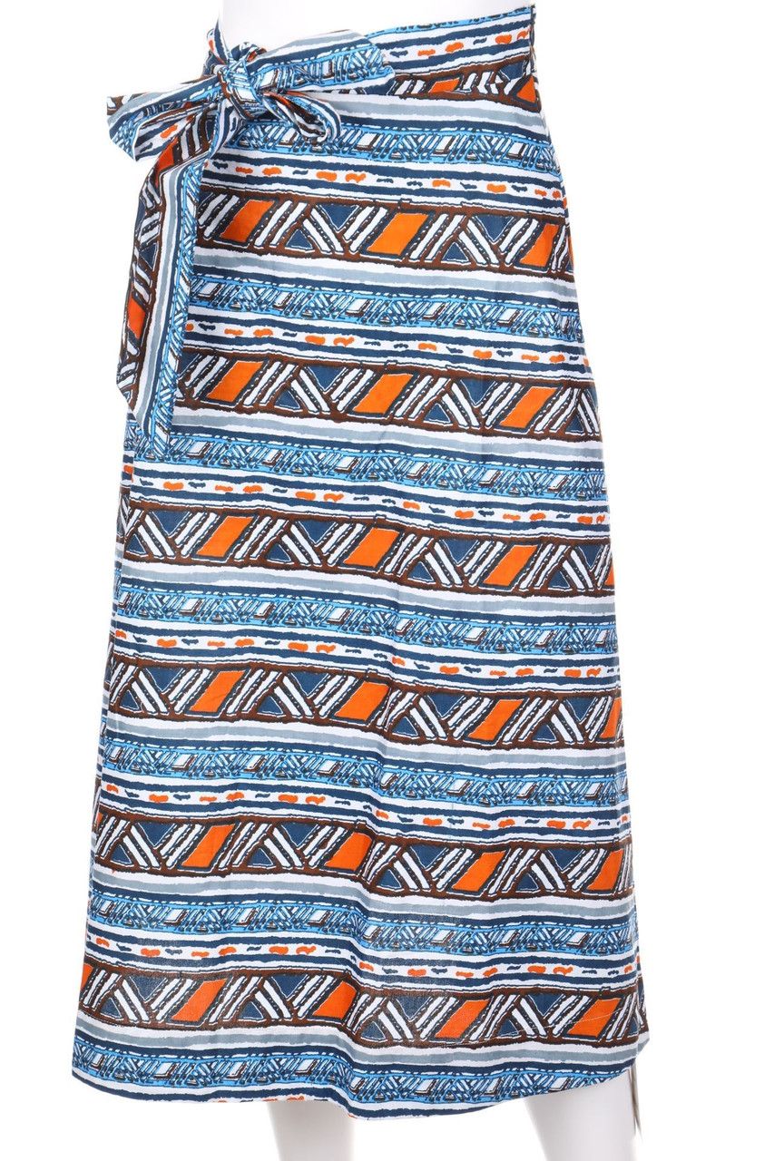KISUA AFRICA - High Waist-Rock mit Print - D 32
