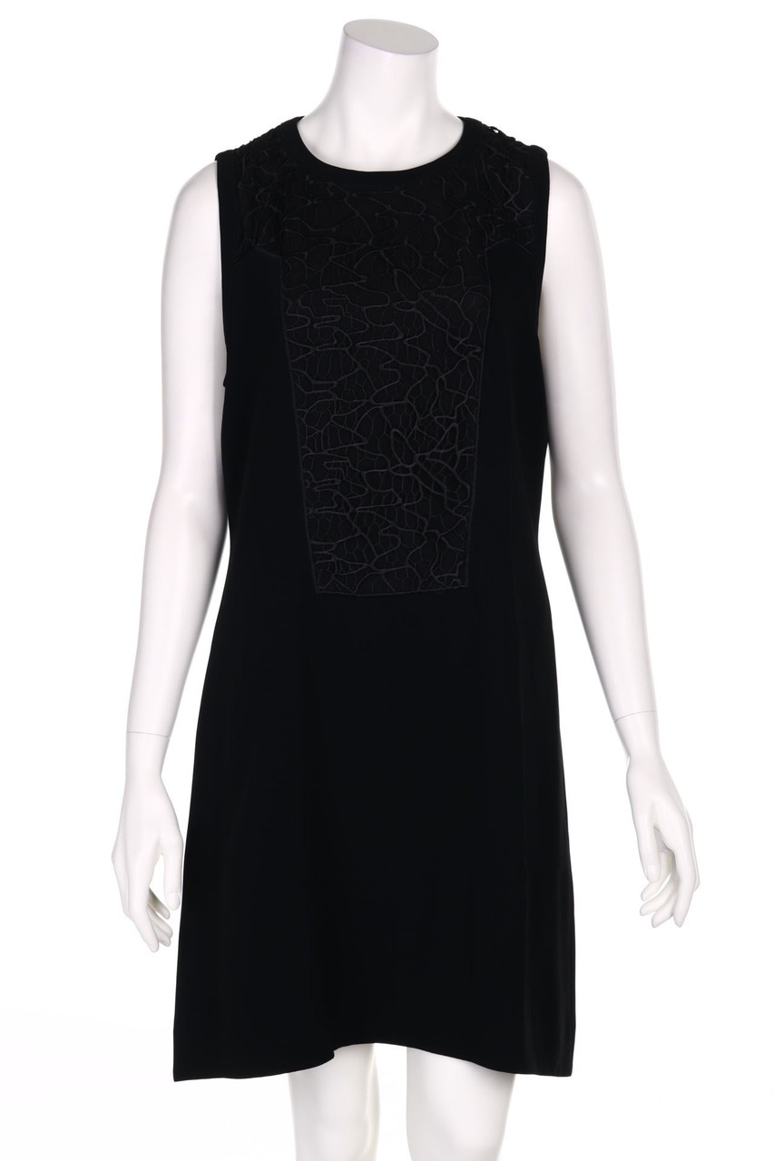 rag & bone - Etui-Kleid mit Spitzen-Einsatz - D 40