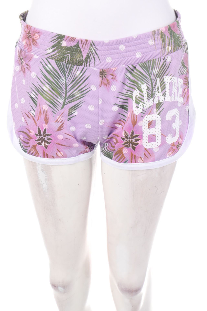 Odi et Amo - Hotpants aus Mesh mit Print - M