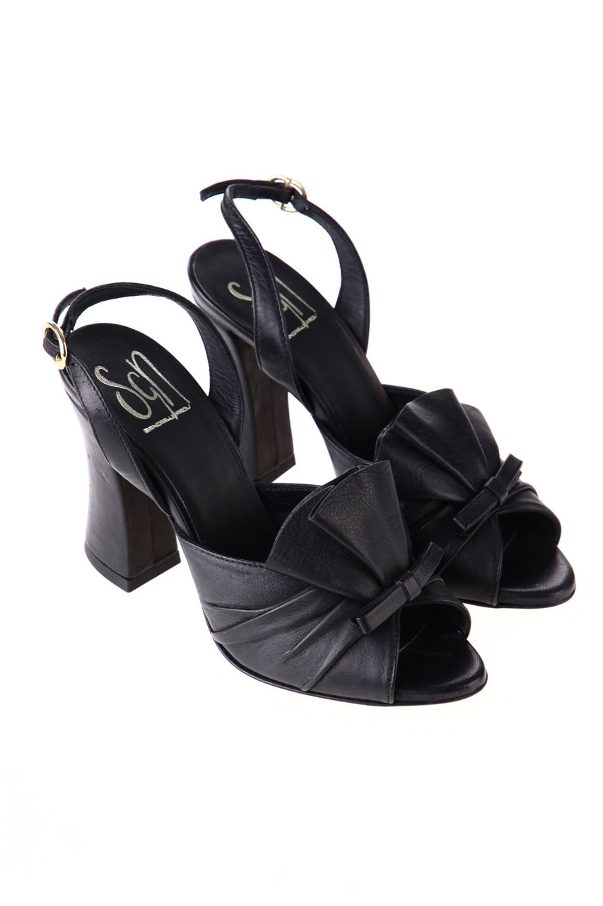 SGN GIANCARLO PAOLI - Slingback-Pumps aus Leder