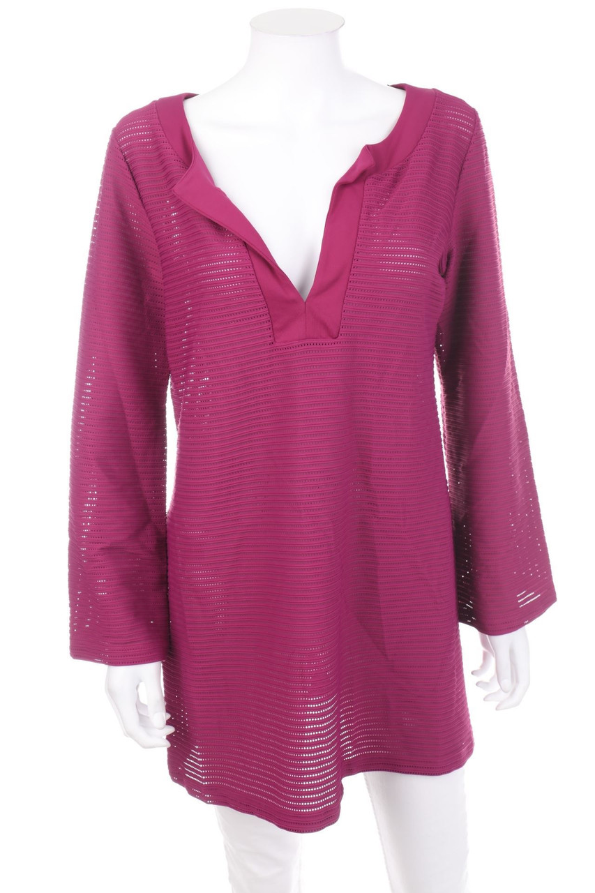 FISICO - Tunika-Bluse aus Lochspitze - M