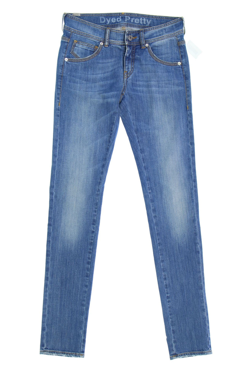 Dyed Pretty - Used Look Skinny-Jeans - W27