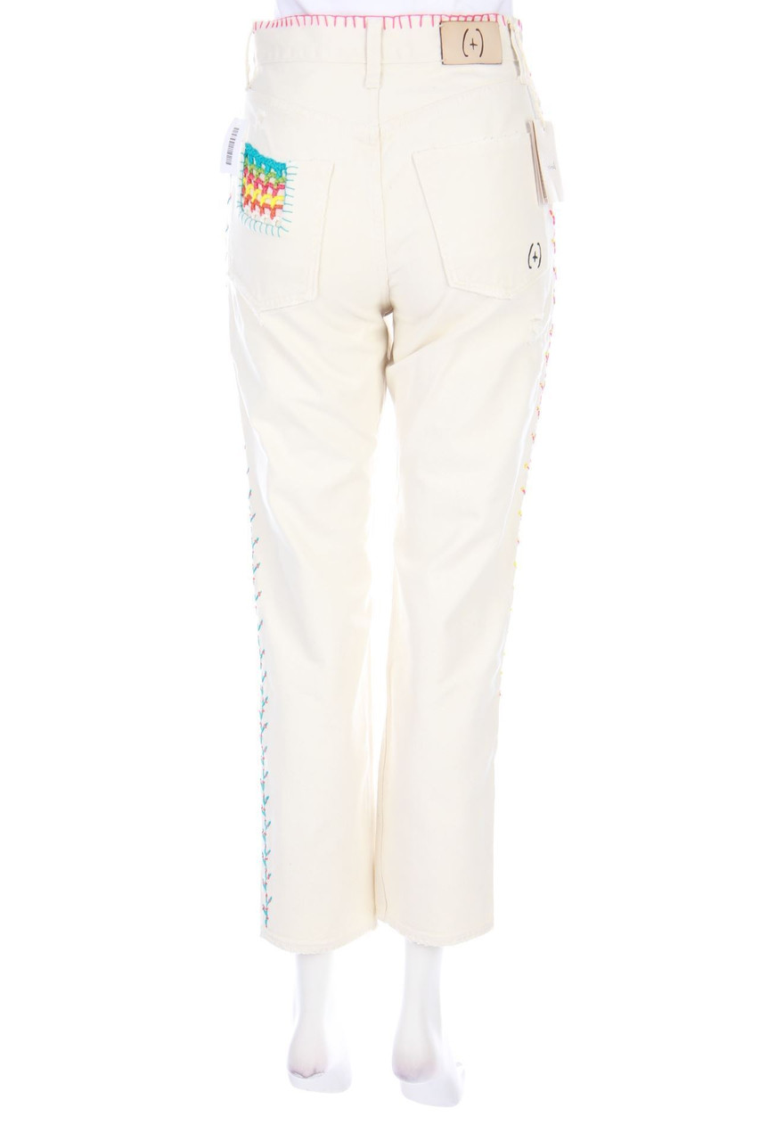 (+)people - Boho-Jeans mit Stickereien - W27