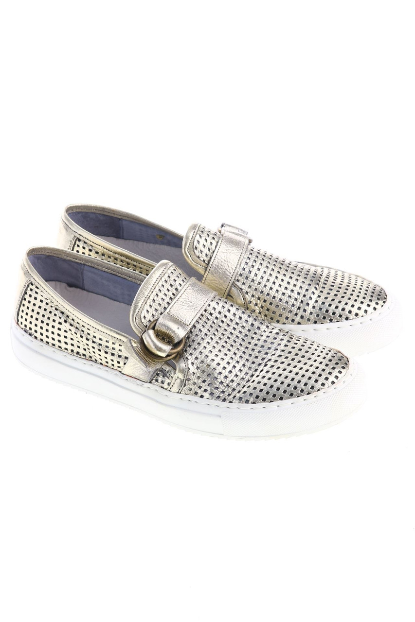 KEEP - Metallic-Loafer mit Cut-outs