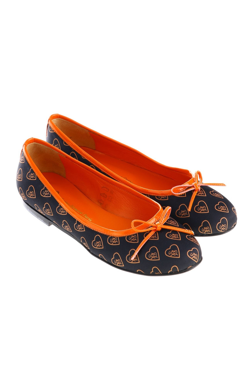 Saint-Honoré Paris Souliers - Muster-Ballerinas mit Schleife