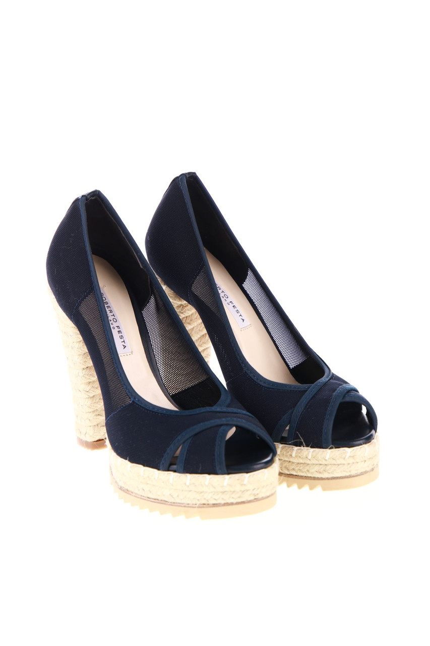 ROBERTO FESTA - Peeptoe-Pumps aus Mesh