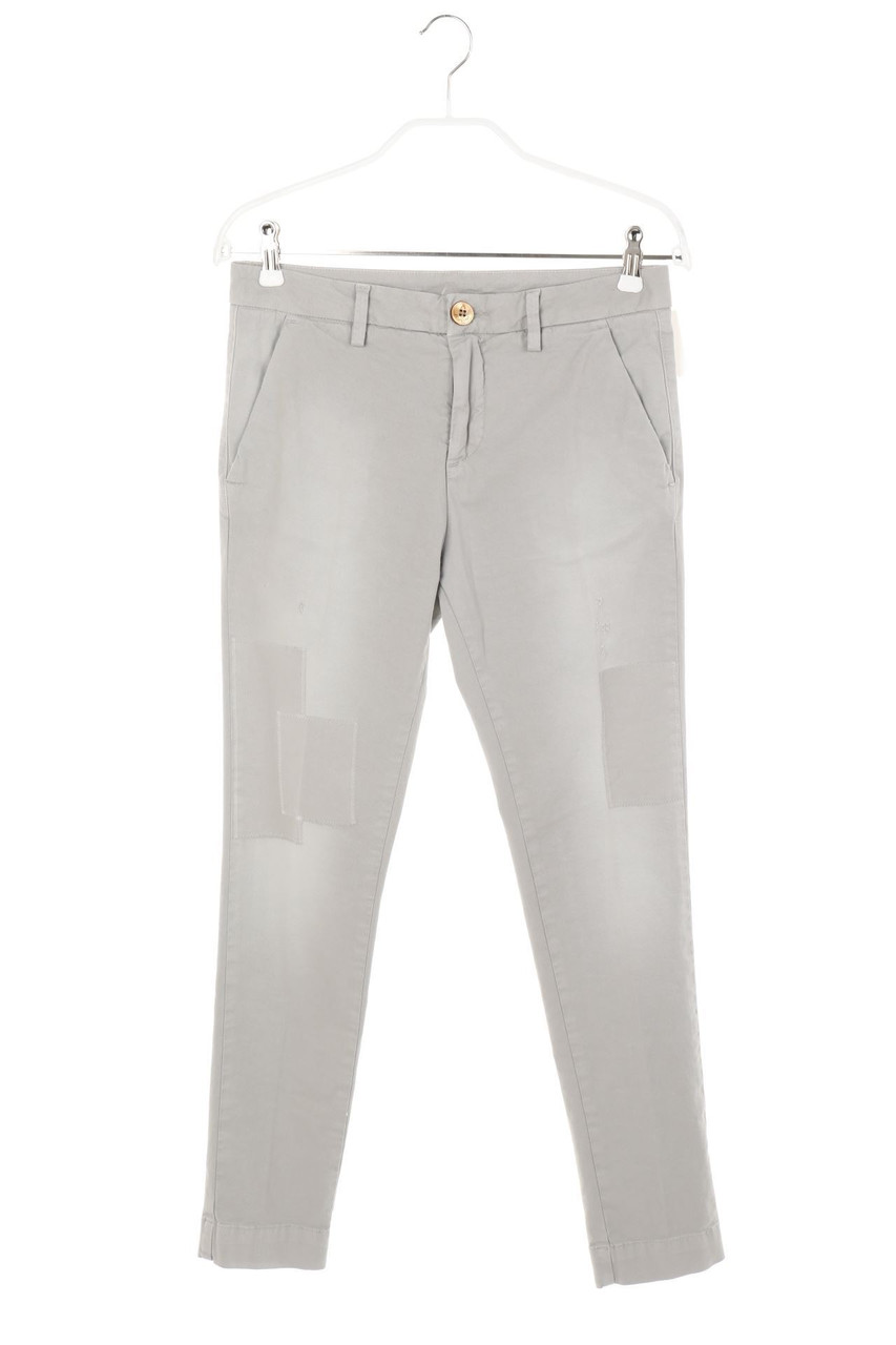 AGLINI - distressed Chino-Hose - W25