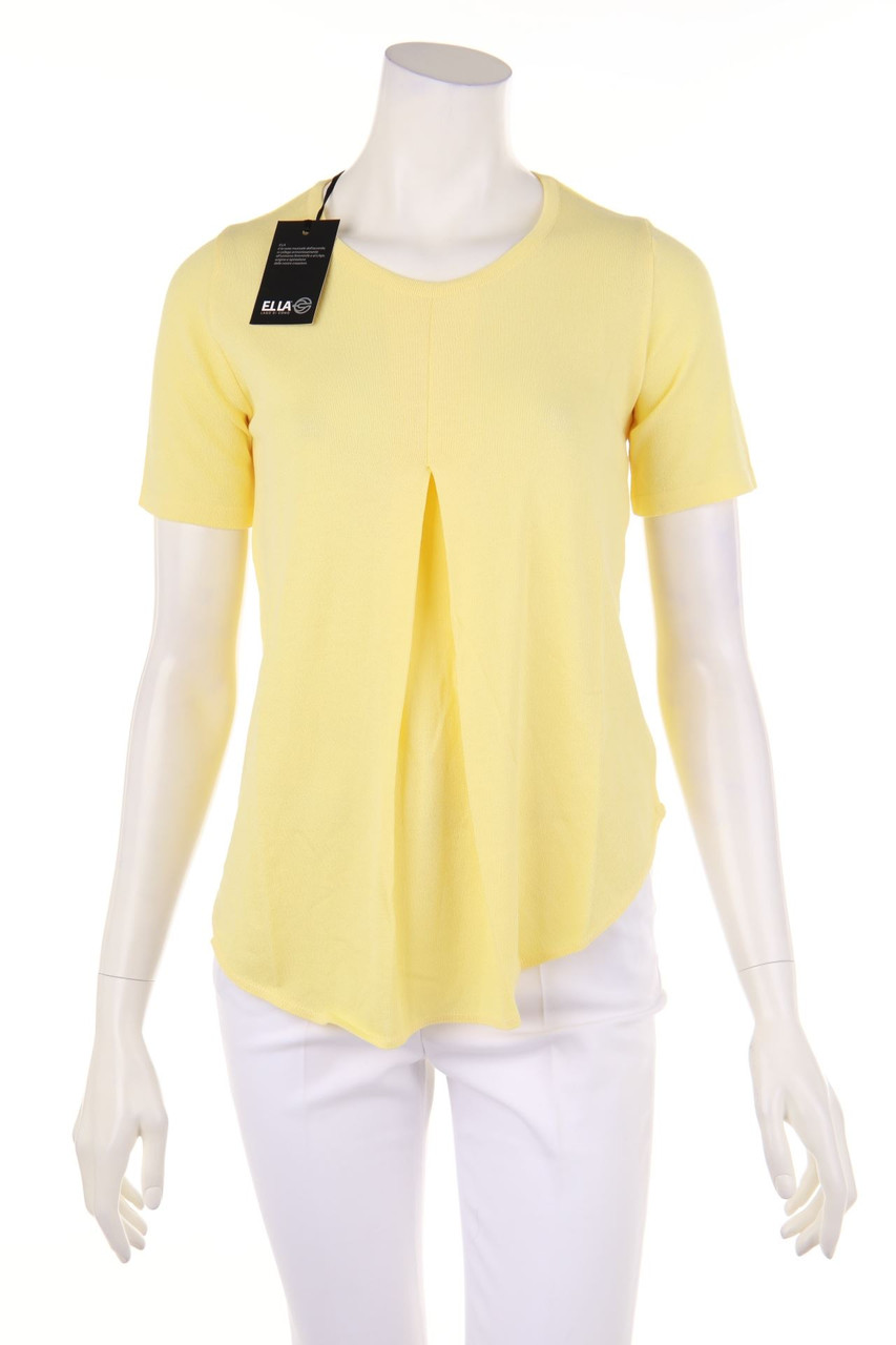 ELLA LAGO DI COMO - Strick-Pullover mit Falte - M