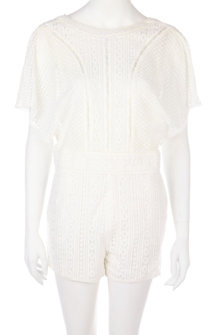 PAUL & JOE - Playsuit aus Spitze mit tiefem Rückenausschnitt - D 38