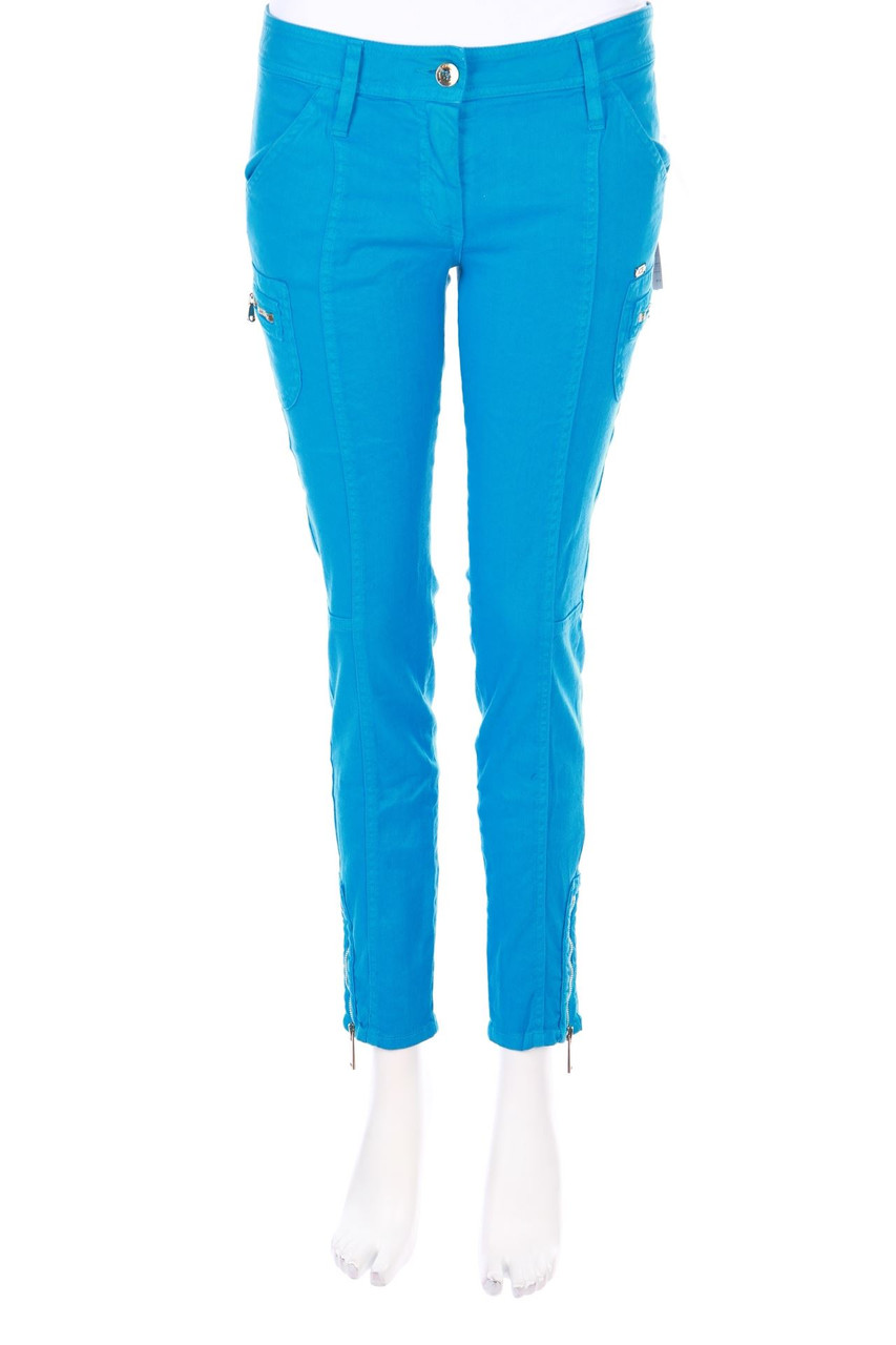 ICEBERG - Hose aus Leinen-Mix mit aufgesetzten Taschen - D 40