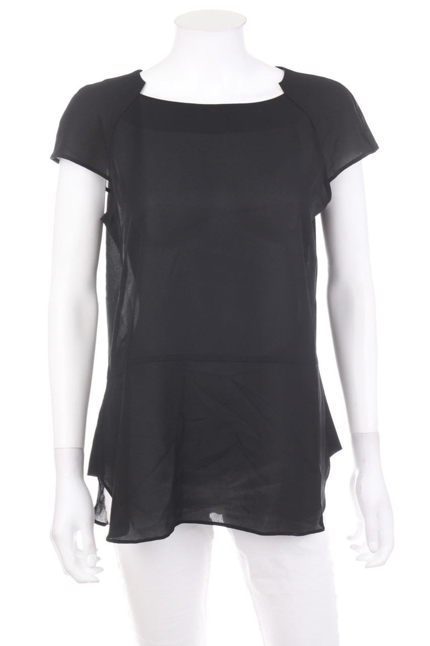 DUYAN Milano - Kurzarm-Bluse aus Crêpe - D 36