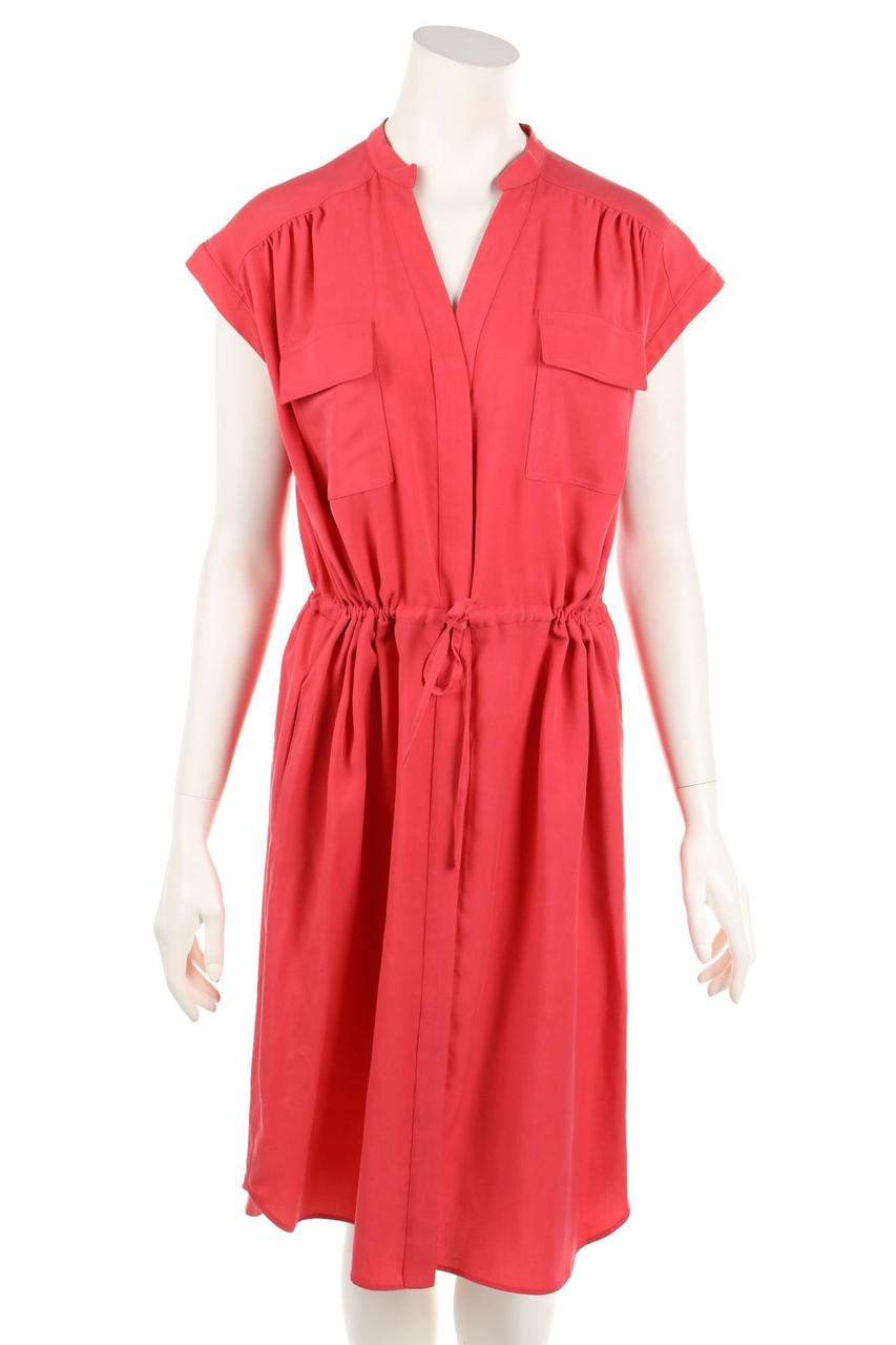 PAUL & JOE - Blusenkleid mit aufgesetzten Taschen - D 40