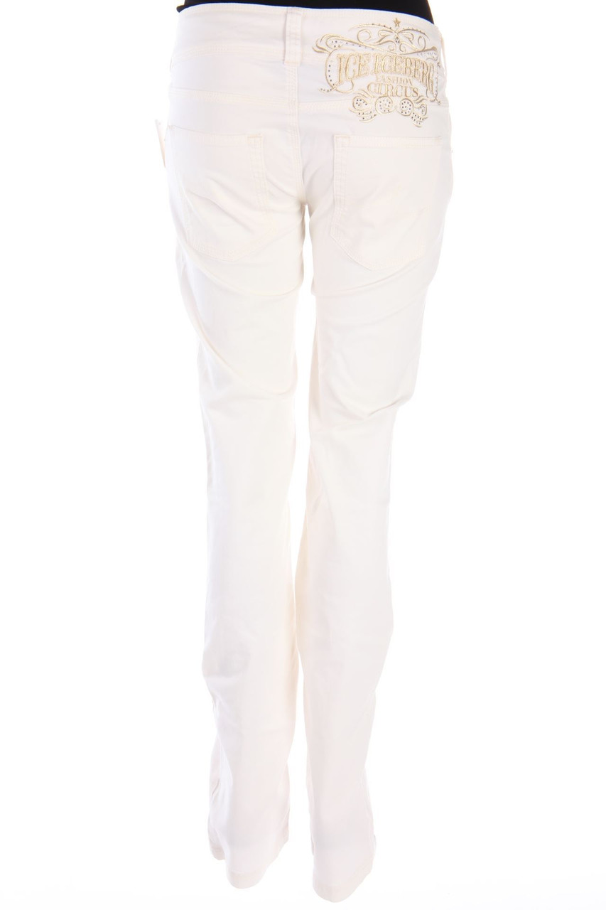 ICE ICEBERG - Straight Cut Jeans mit Logo-Stickerei - W29