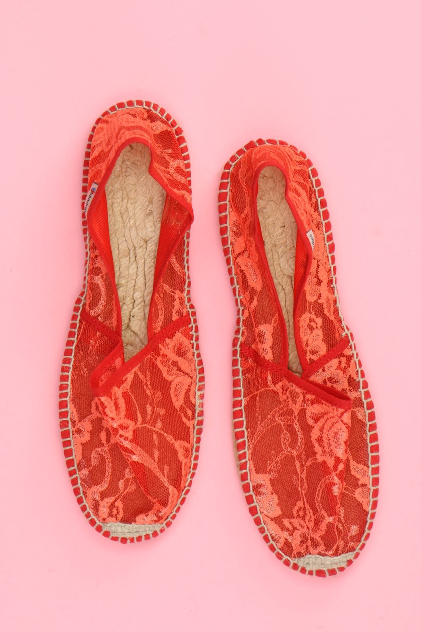 espadrilles - Spitzen-Espadrilles