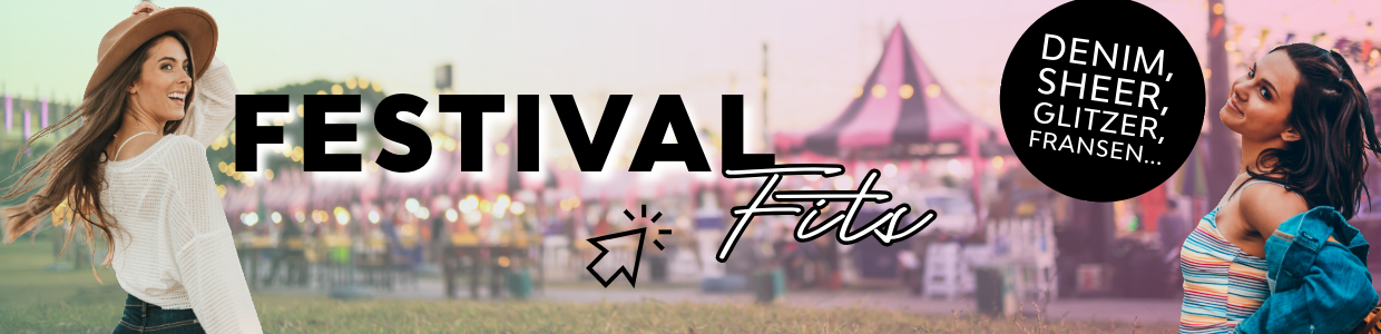 Banner mit der Aufschrift Festival Fits