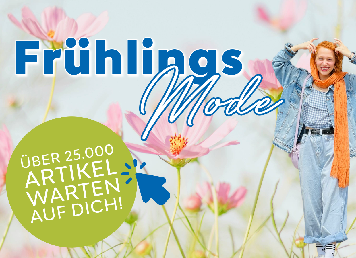 Banner mit der Aufschrift Fr&uuml;hlingsmode