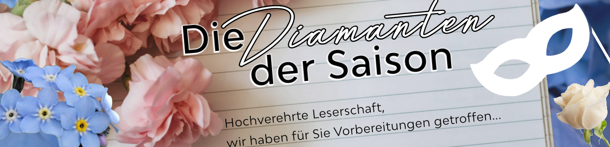Banner mit der Aufschrift Die Diamanten der Saison