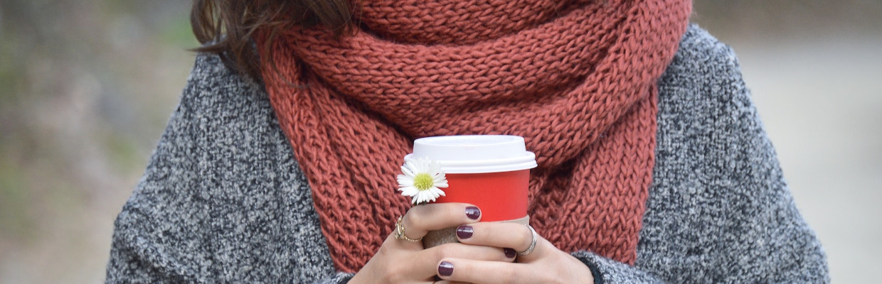 Kuscheliger Schal aus Polyacryl