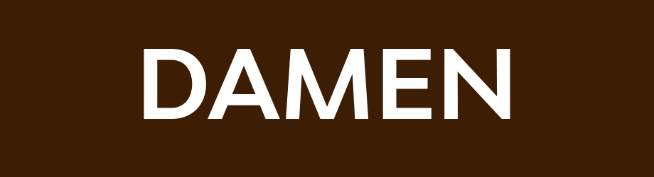 Secondhand Mode für Sie Blaues Banner mit dem weißen Wort Damen