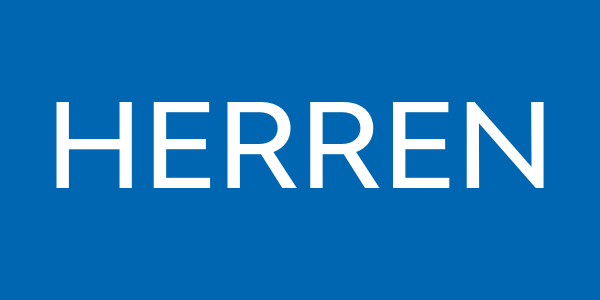 Blaues Banner mit dem weißen Wort Herren