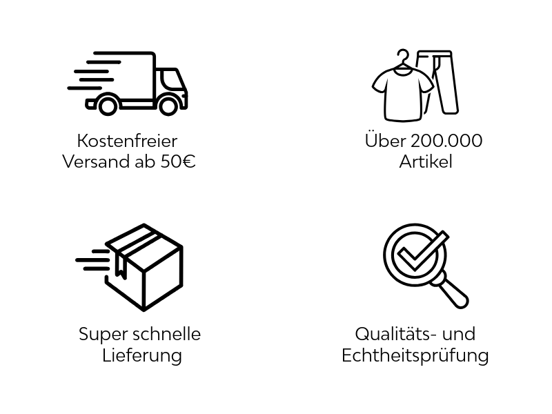 Unique Selling Points Banner mit Unique Selling Points