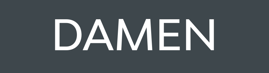 Secondhand Mode für Sie Blaues Banner mit dem weißen Wort Damen