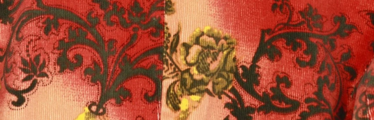 Verschiedene Arten von Cord Nadelcord mit Muster