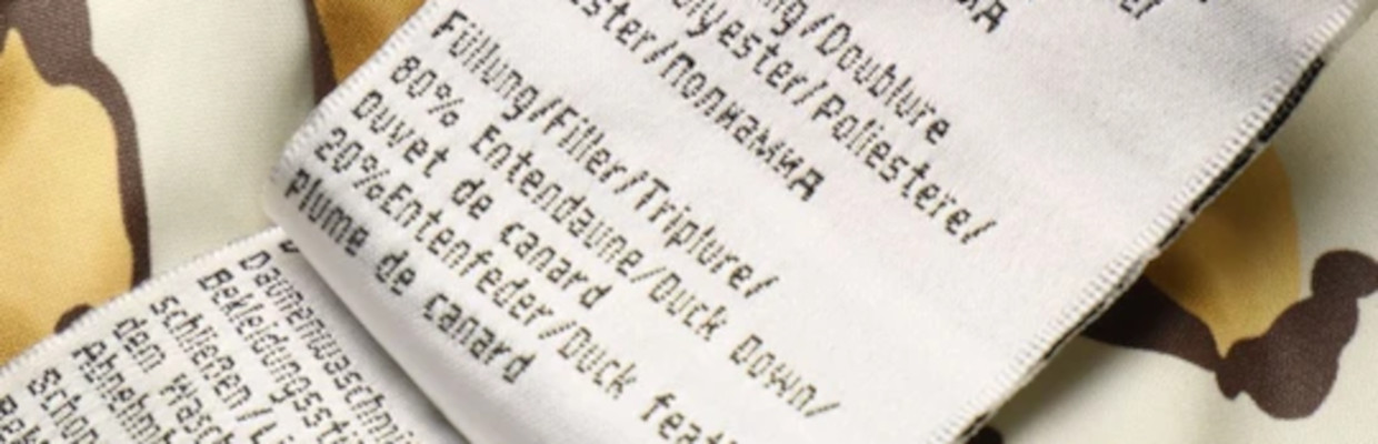 Pflege von Daunen Pflegeetikett Daunen