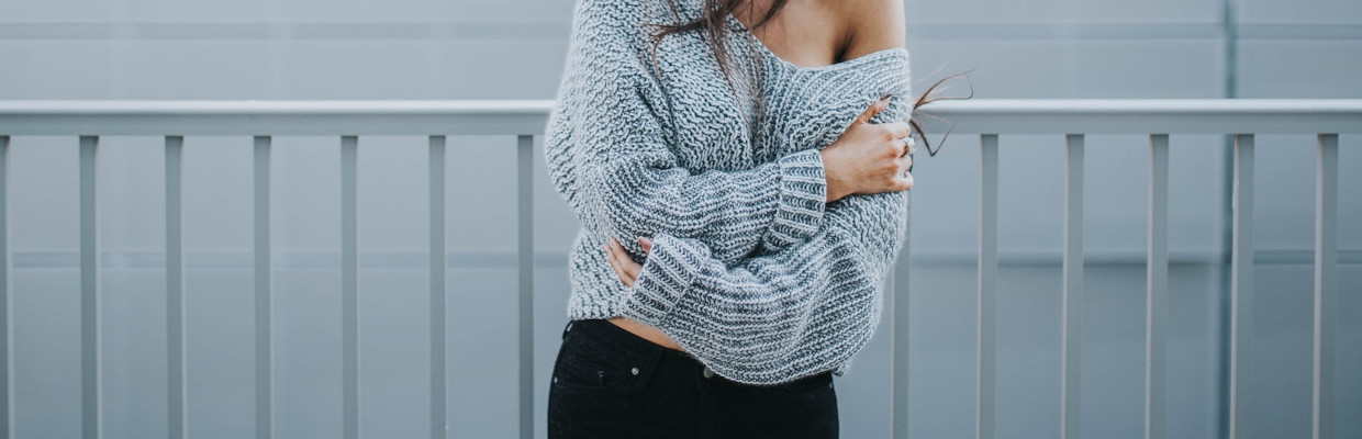 Trendiger Pullover aus Polyacryl