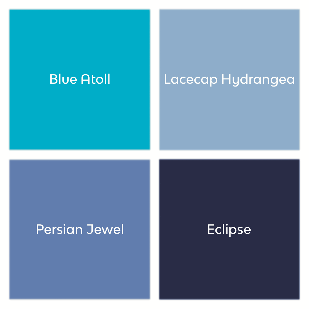 Blaue Trendfarben Herbst Winter 2023